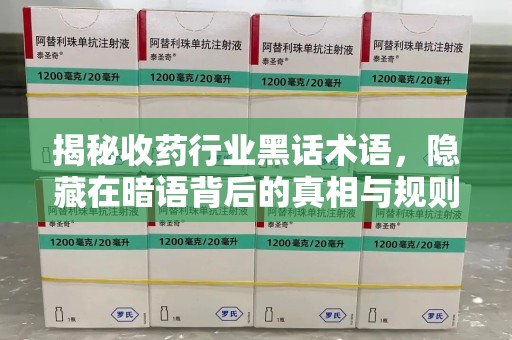 邢台揭秘收药行业黑话术语，隐藏在暗语背后的真相与规则